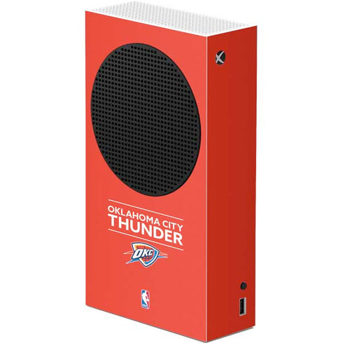NBA Oklahoma City Thunder Standard - Orange Xbox Series S Console Skin